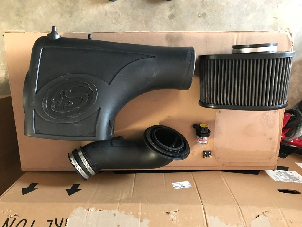 6.0 S&B intake system with filter minder 175 shipped Ford