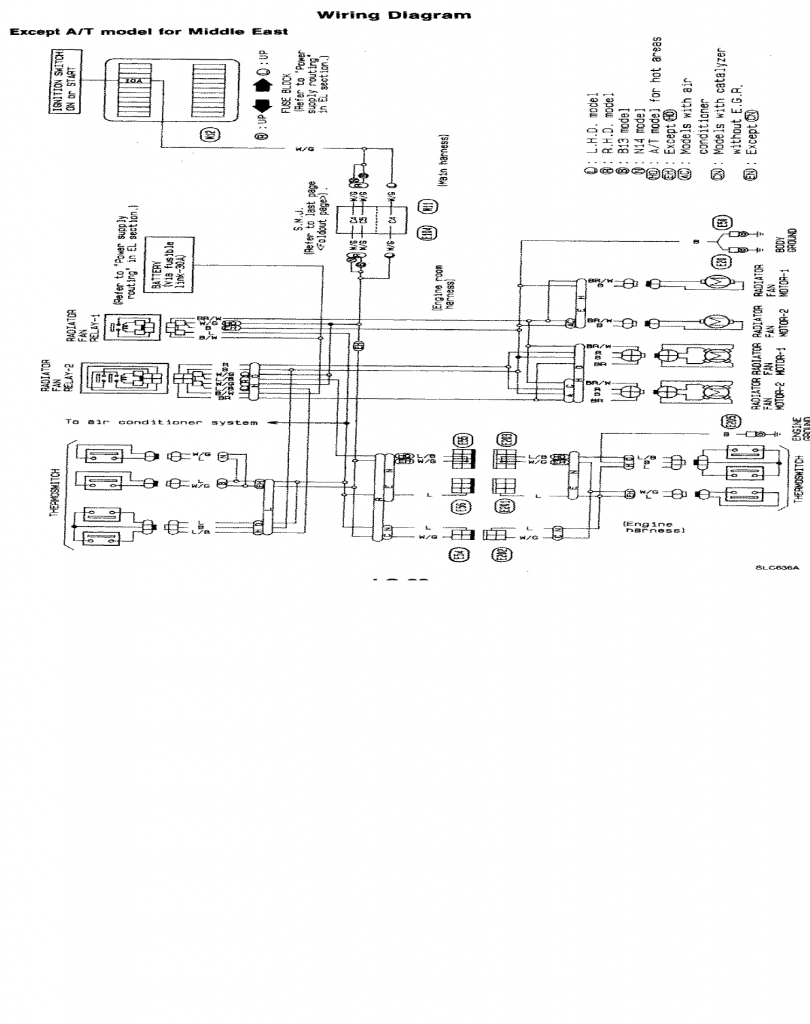 Nissan sunny radiator fan not working #5