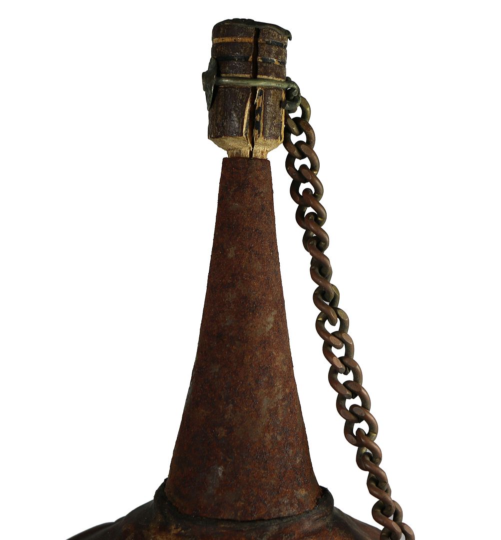 ANTIQUE MIDDLE EASTERN YEMENI GUN POWDER FLASK OTTOMAN EMPIRE