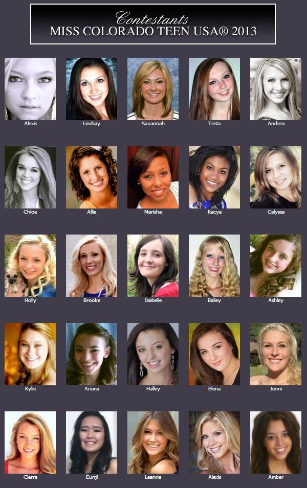 colorado teen usa contestants