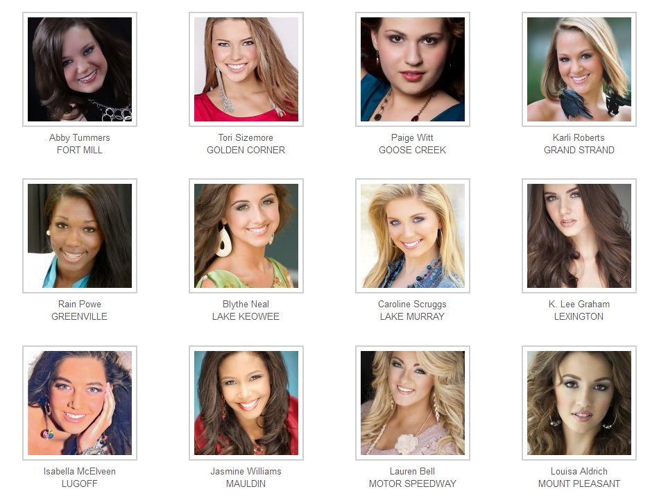 South Carolina Teen USA 2013 Contestants
