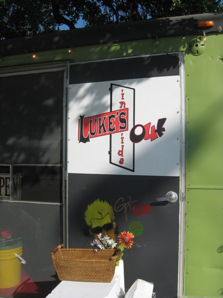 Luke's Inside Out Luke's Inside Out food trailer adjacent to Gibson Bar