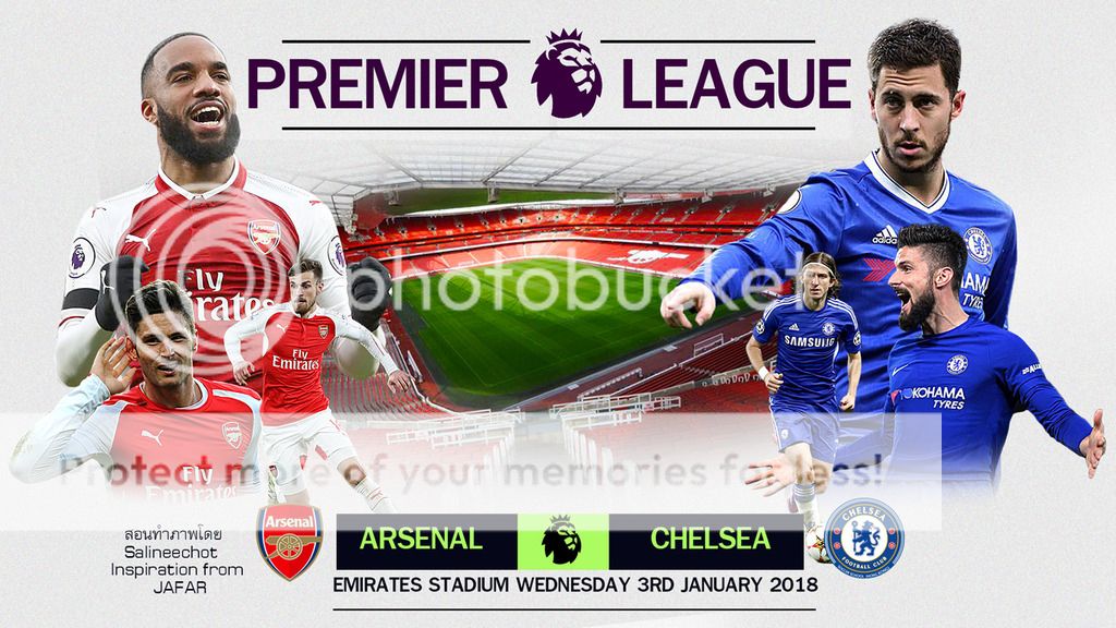 chelsea , arsenal , สอนทำภาพ โปสเตอร์